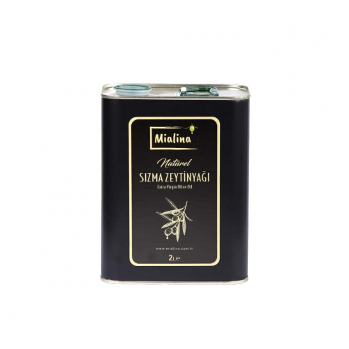 Mialina 2 L Teneke Natürel Sızma Zeytinyağı